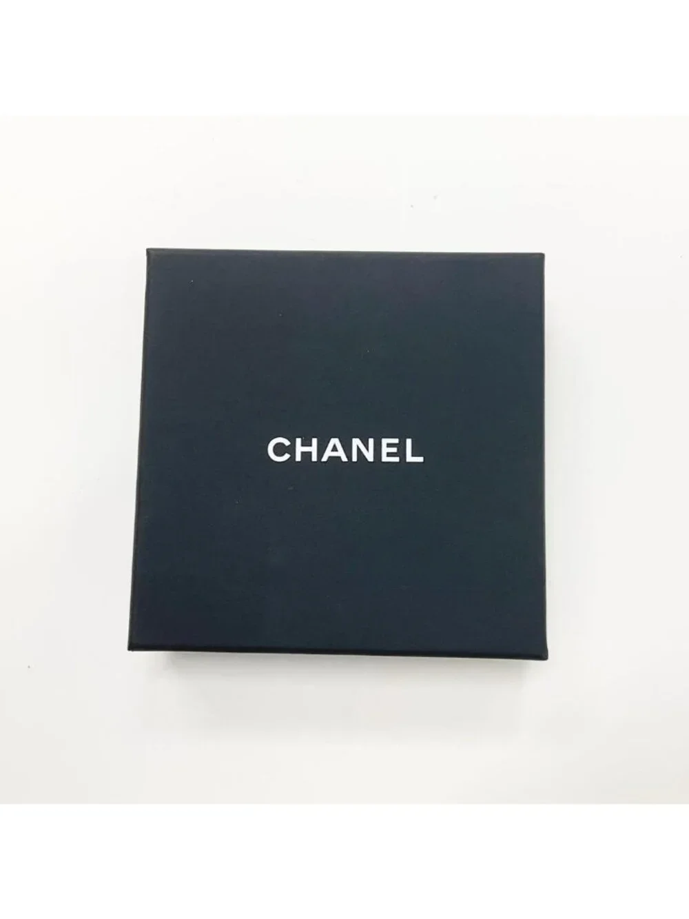 Chanel CC Logo Bangle Rhinestone Leather Bracelet Gold